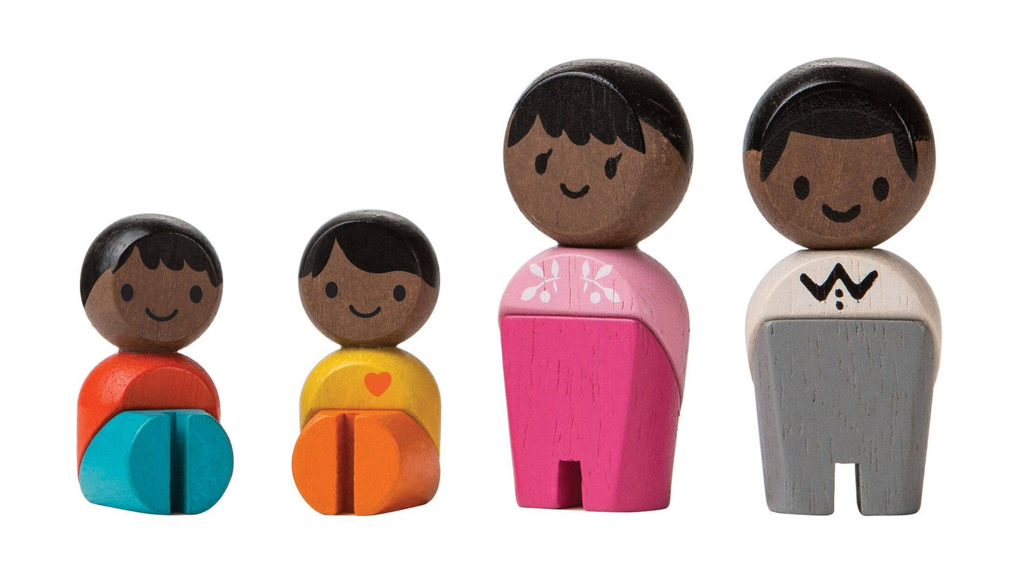Family Wood Toy for Kids - Social Skills Development