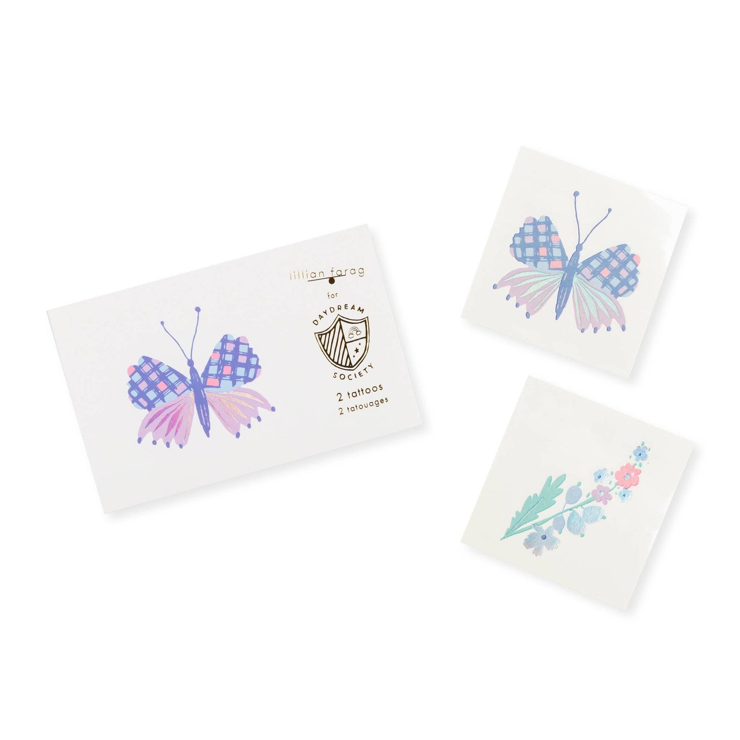 Flutter Temporary Tattoos - 2 Pk.