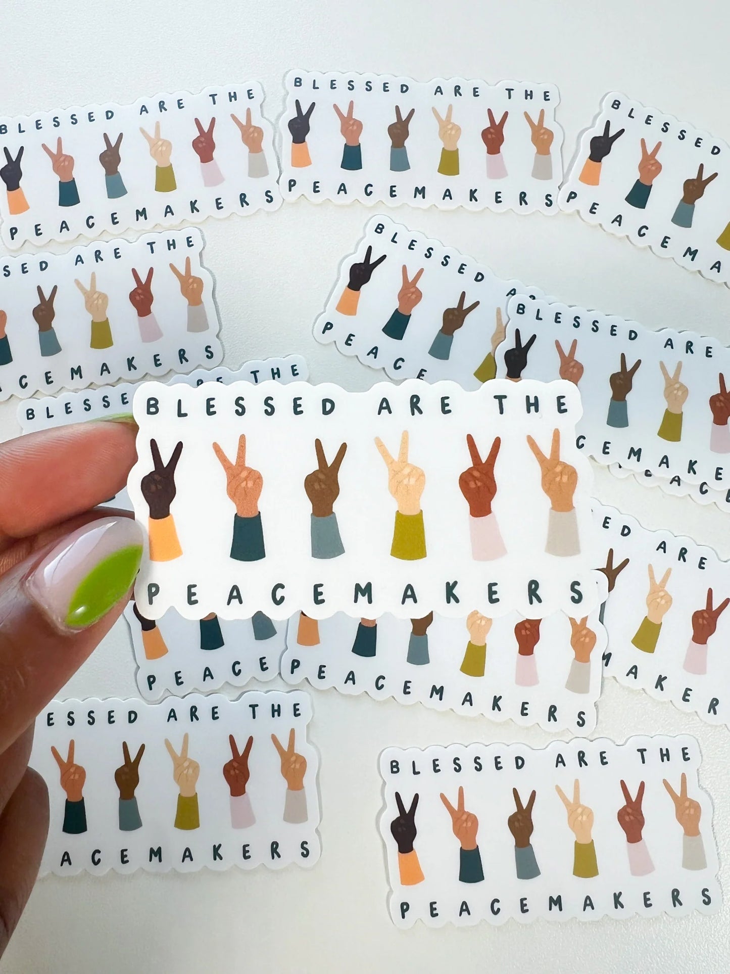 Blessed are the Peacemakers Sticker | Oh Happy Dani