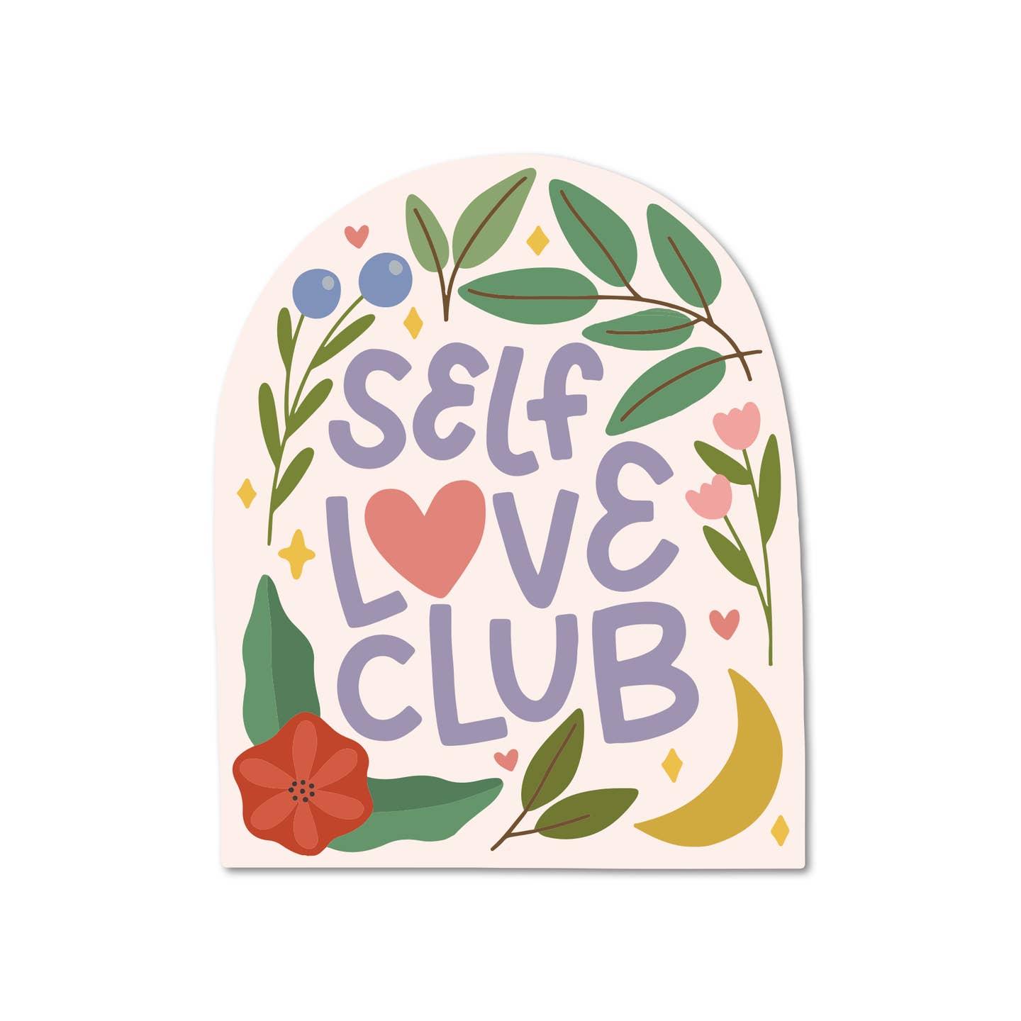 Self Love Club Sticker