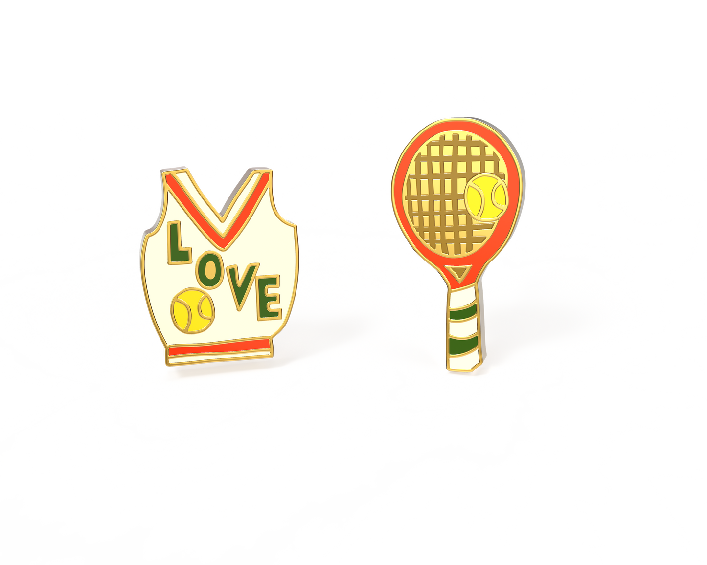 Love Tennis Earrings