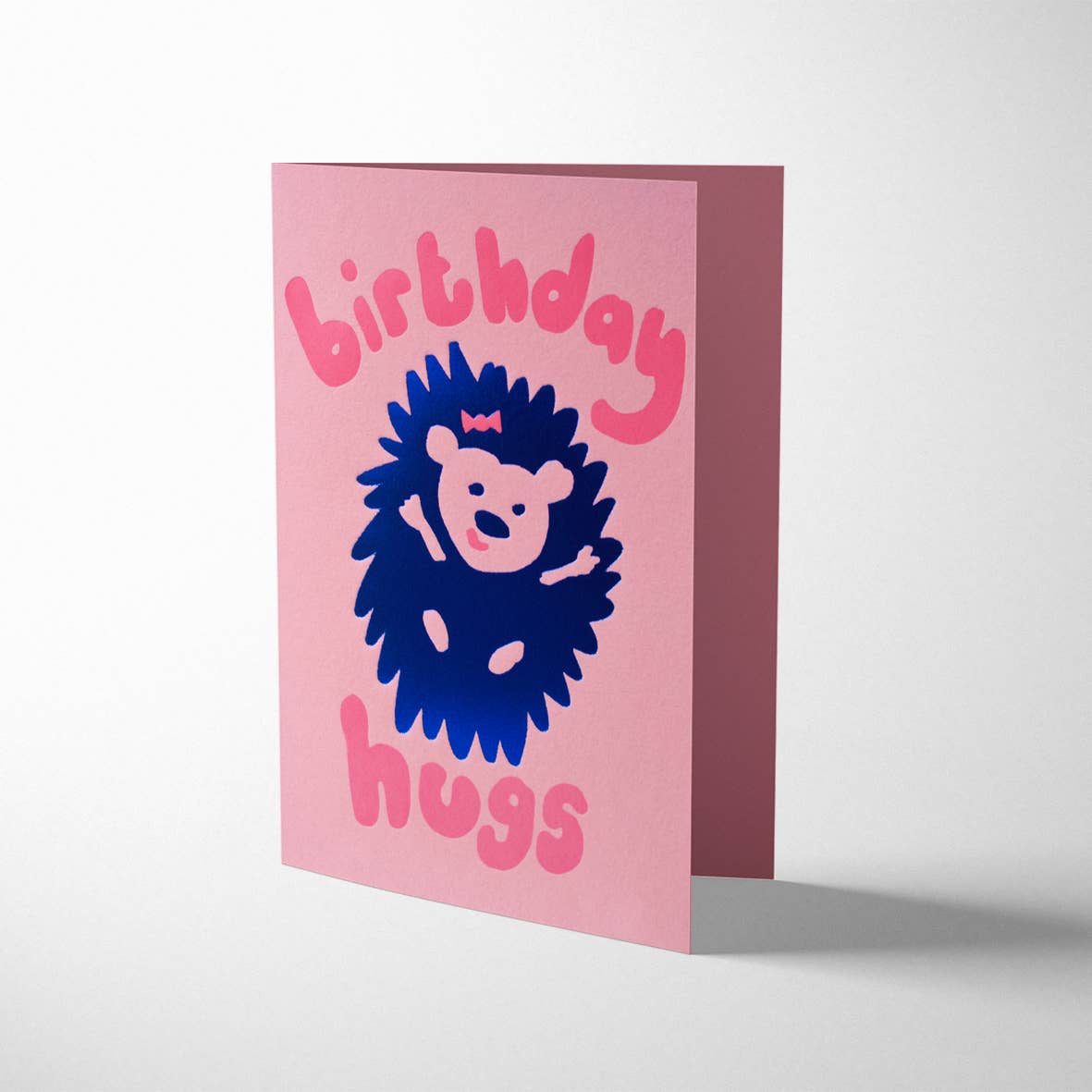 Hedgehog Birthday Hugs Greeting Card by 1973