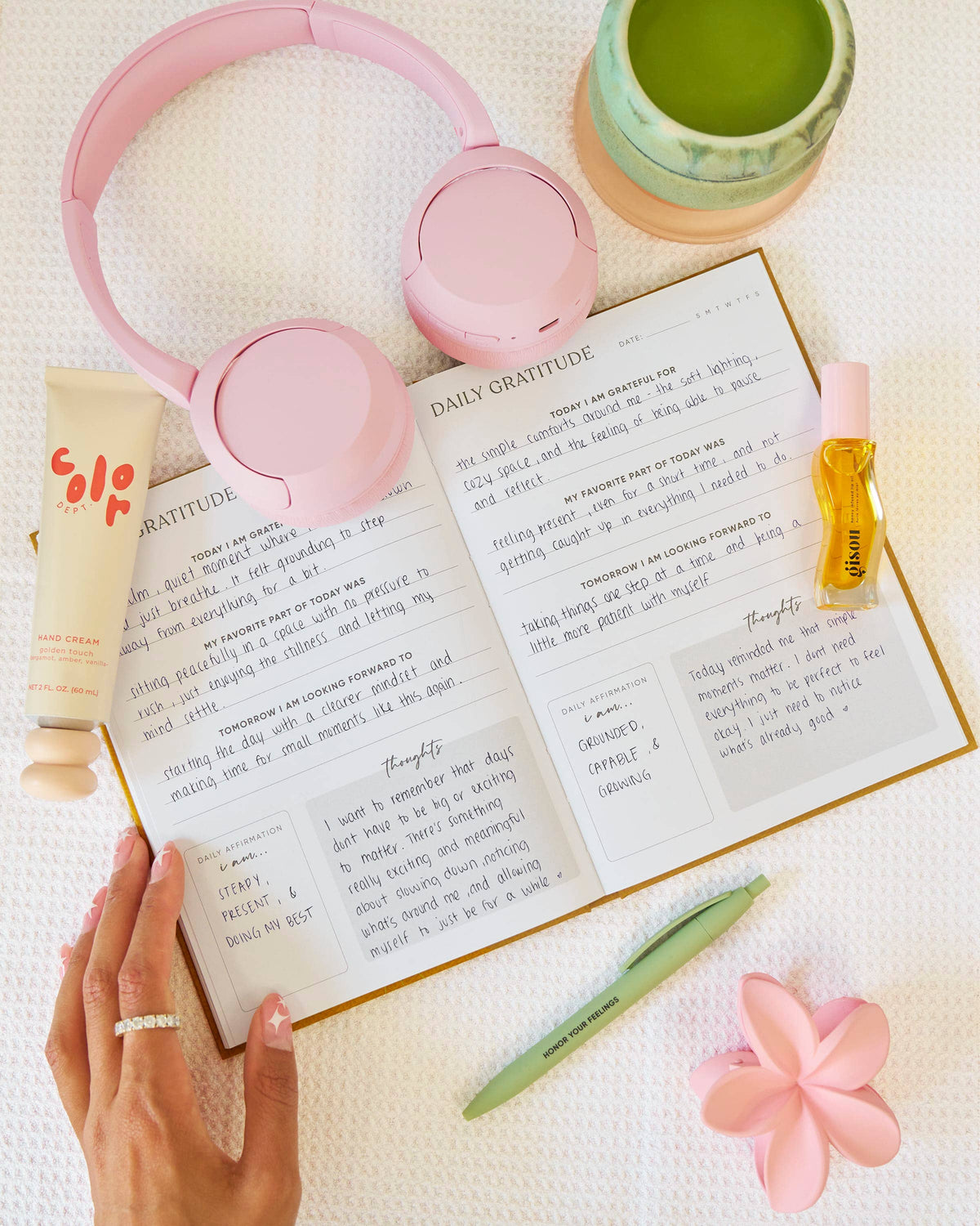 Guided Gratitude Journal – 5x7 Daily Reflection