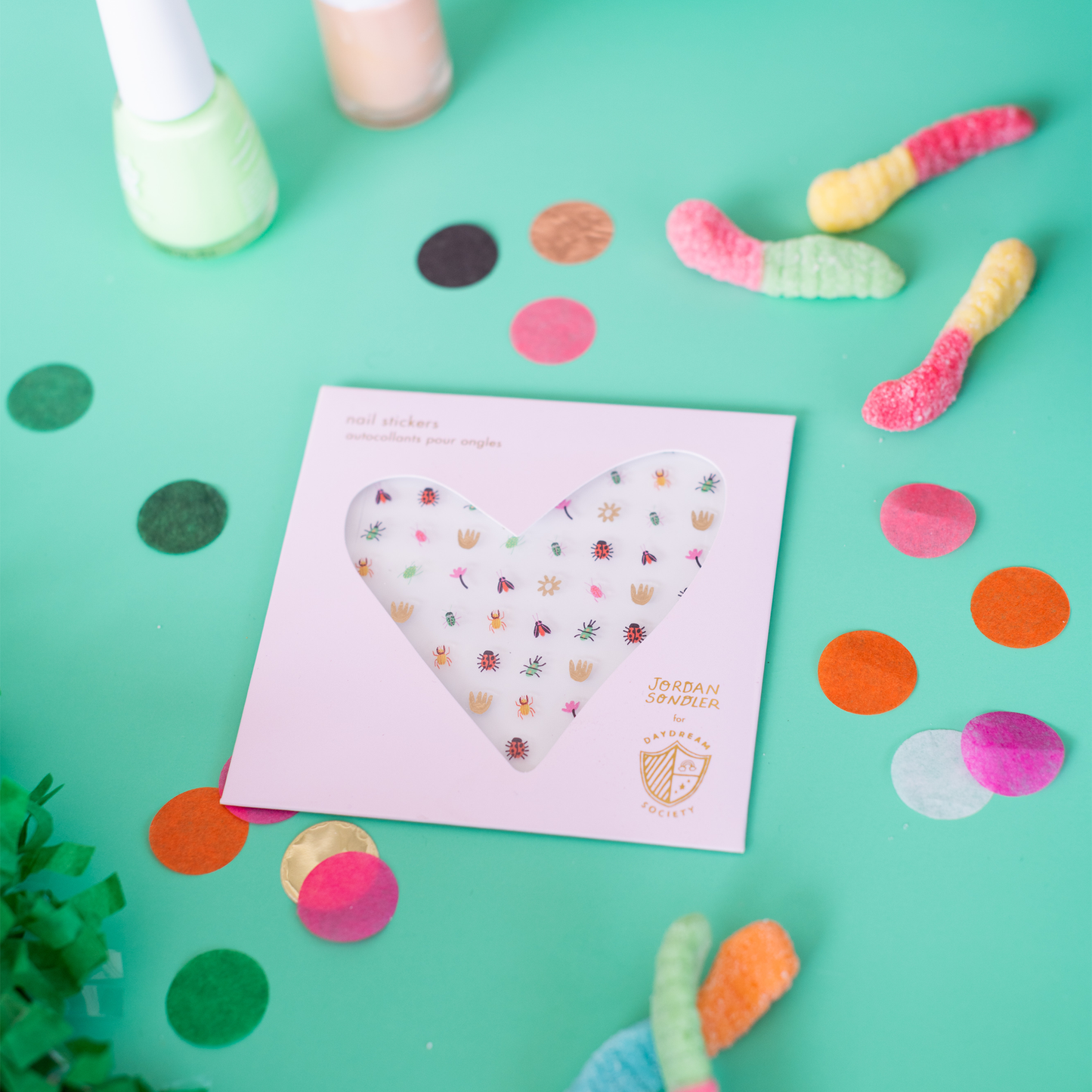 Backyard Bugs Nail Stickers - 1 Pk.