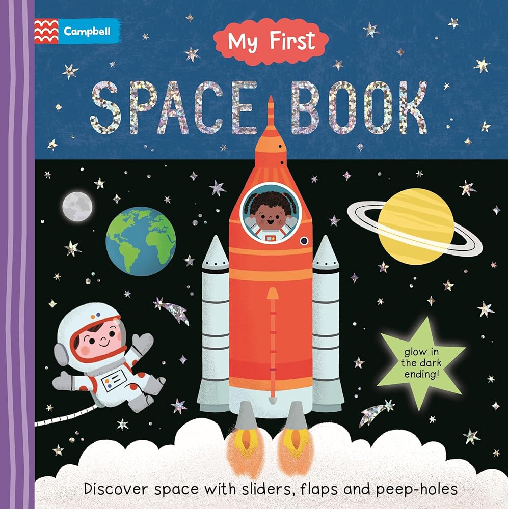 My First Space Book: Discover space with sliders, flaps and peep holes cover image