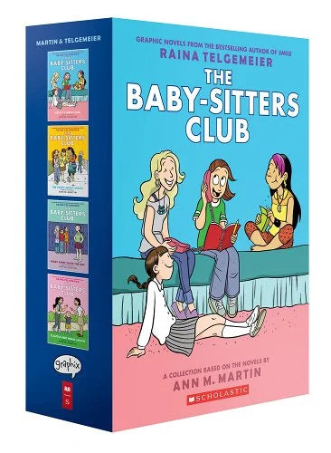 The Baby-Sitters Club #1-4 Graphic Novel Box Set | Ann M. Martin (Author) + Raina Telgemeier (Illustrator)