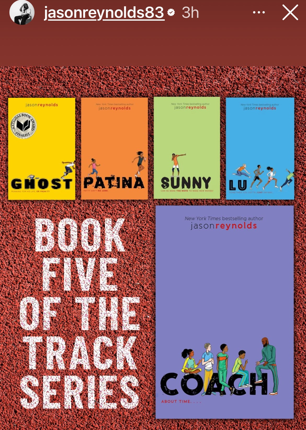 Coach (Track #5) | Jason Reynolds (Author)