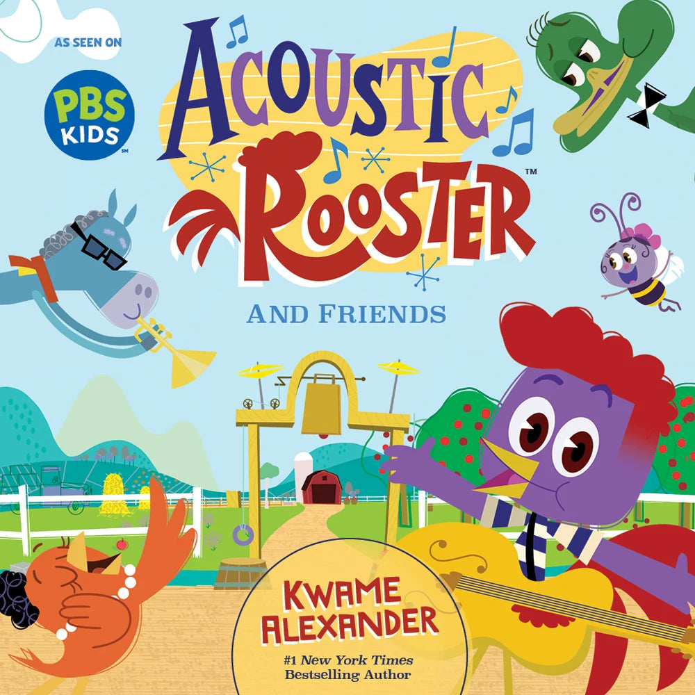 Acoustic Rooster and Friends | Kwame Alexander (Author) + Global Mechanic (Illustrator)