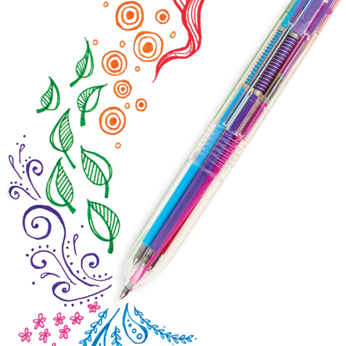Six Click Gel Pen - Classic (1 Pc) | Ooly (Created by)