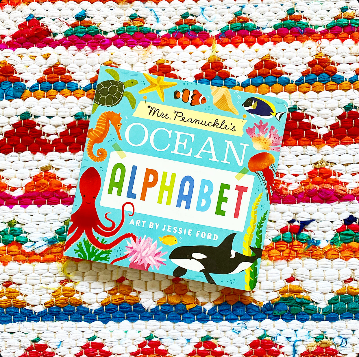 Mrs. Peanuckle's Ocean Alphabet | Mrs Peanuckle (Author) + Jessie Ford (Illustrator)