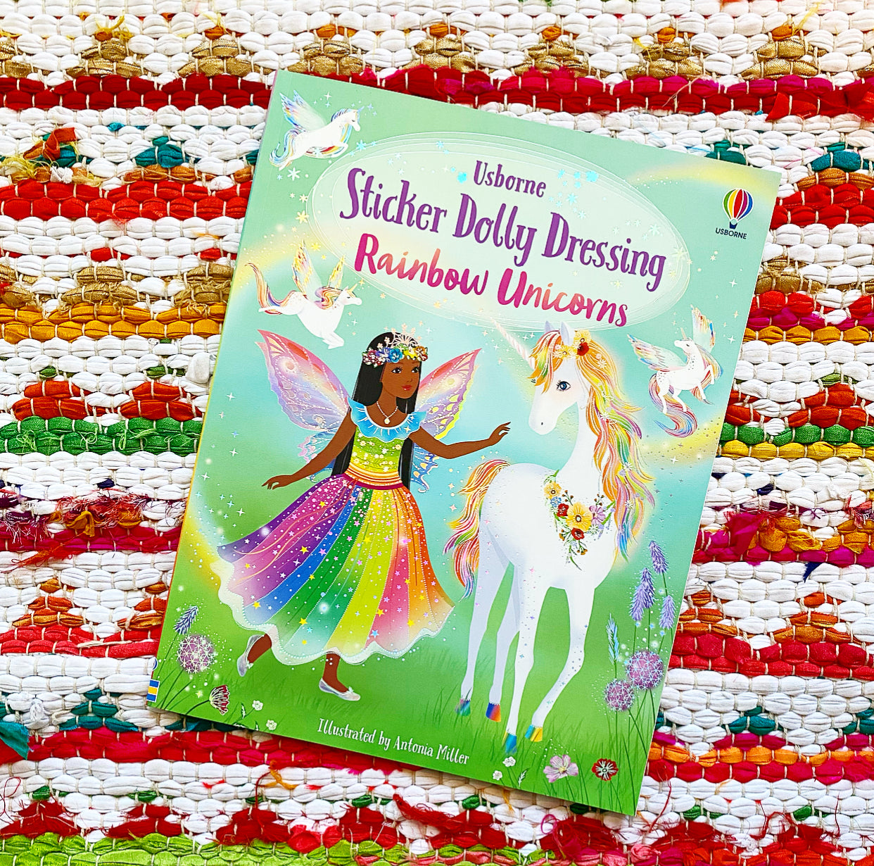 Sticker Dolly Dressing Rainbow Unicorns | Fiona Watt (Author) + Antonia Miller (Illustrator)