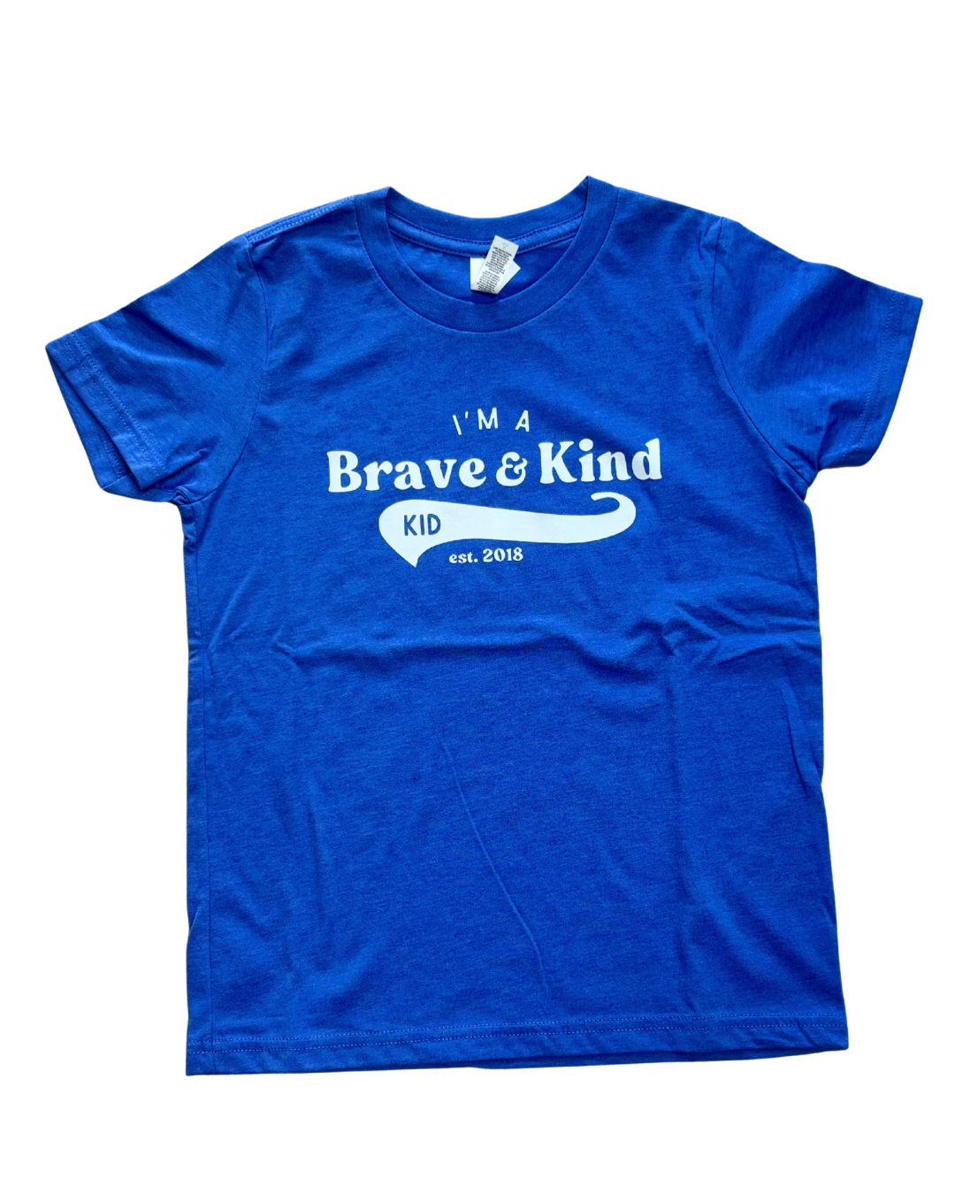 I'm A Brave & Kind Kid Legacy Tee (Blue) | Kids