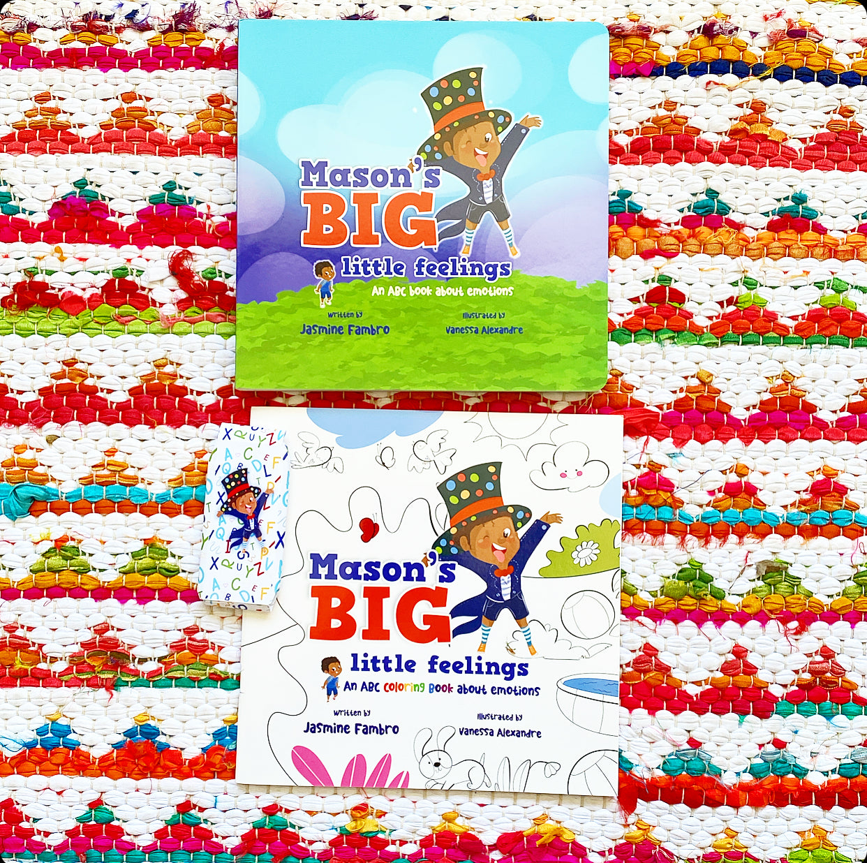 Mason's Big Little Feelings: An ABC Book about Emotions Coloring Book Bundle | Jasmine Fambro + Vanessa Alexandre