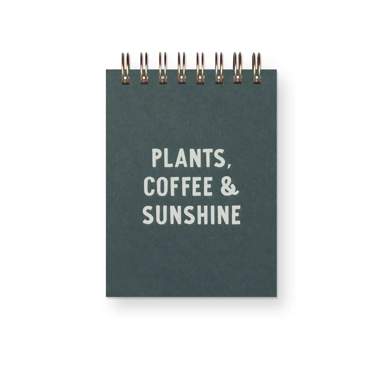 Plants, Coffee & Sunshine Mini Jotter Notebook