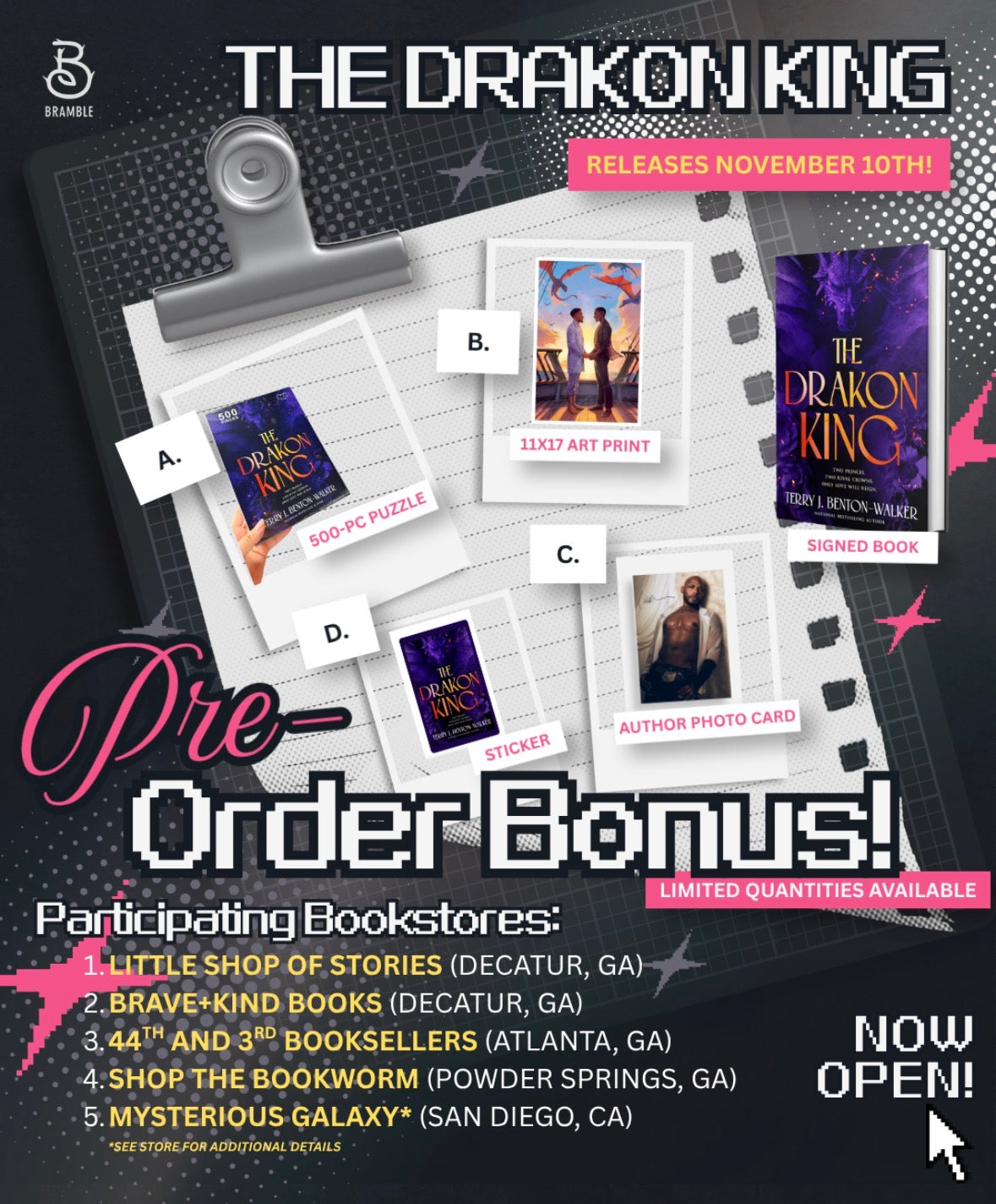 PREORDER: The Drakon King by Terry J. Benton-Walker | OUT NOV 10, 2026