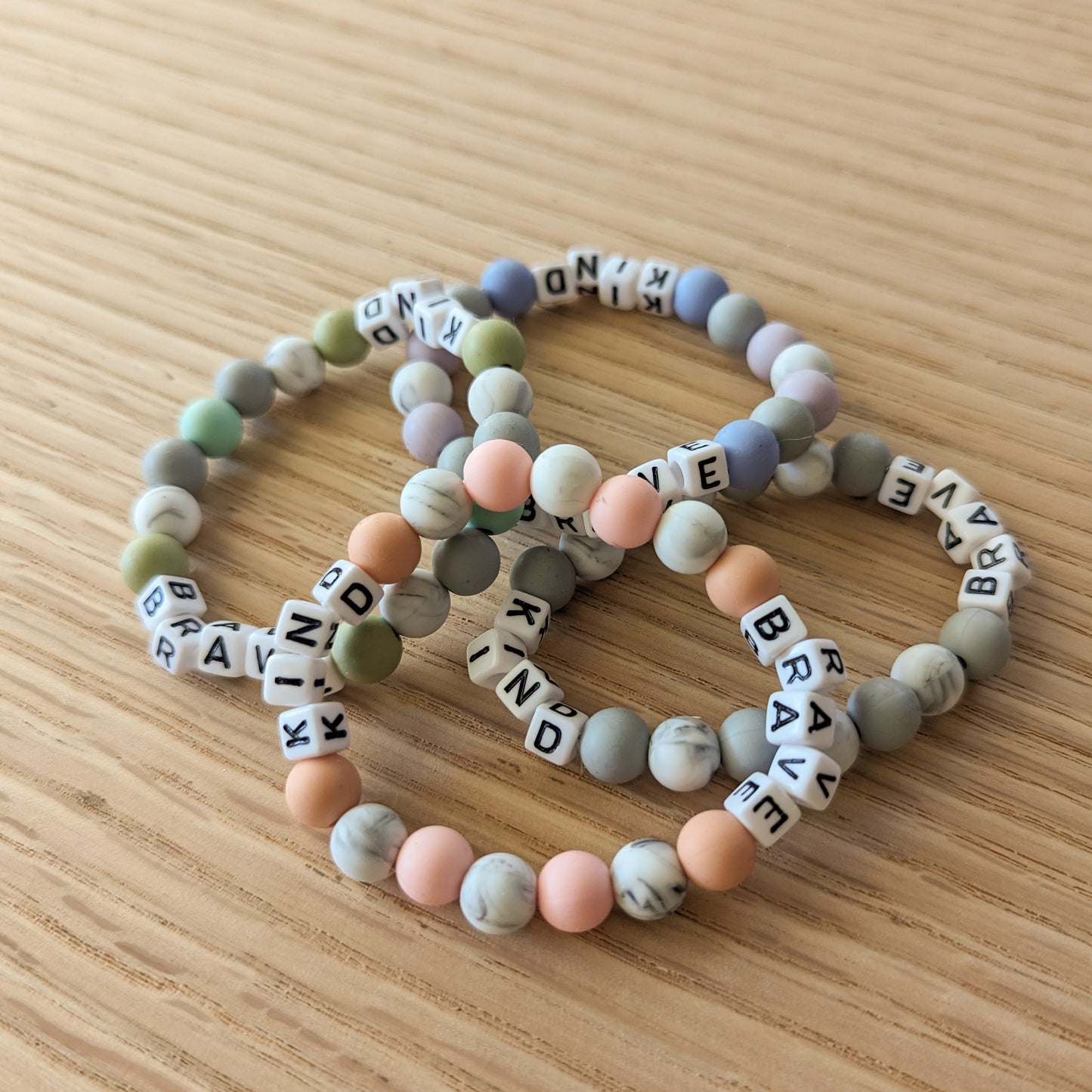Brave + Kind Bracelet (assorted colors) | MLKD