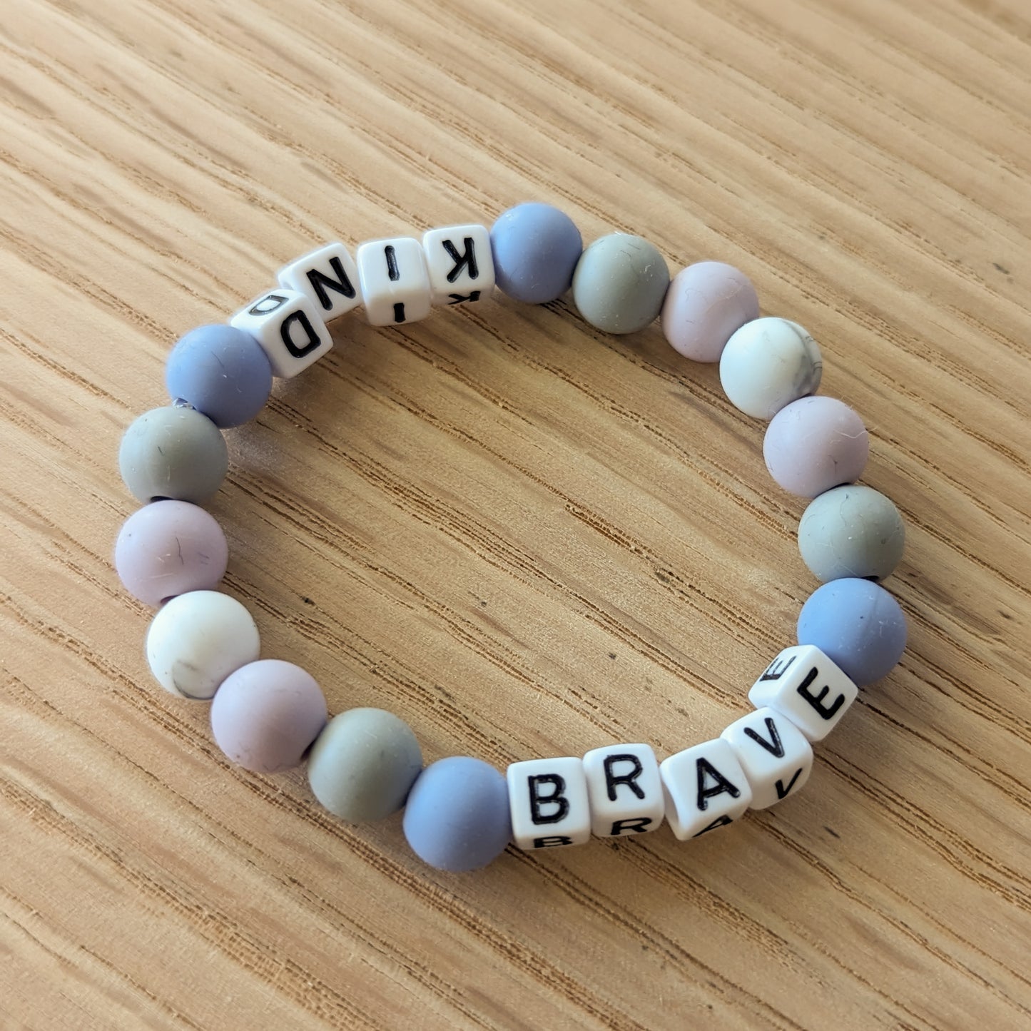 Brave + Kind Bracelet (assorted colors) | MLKD