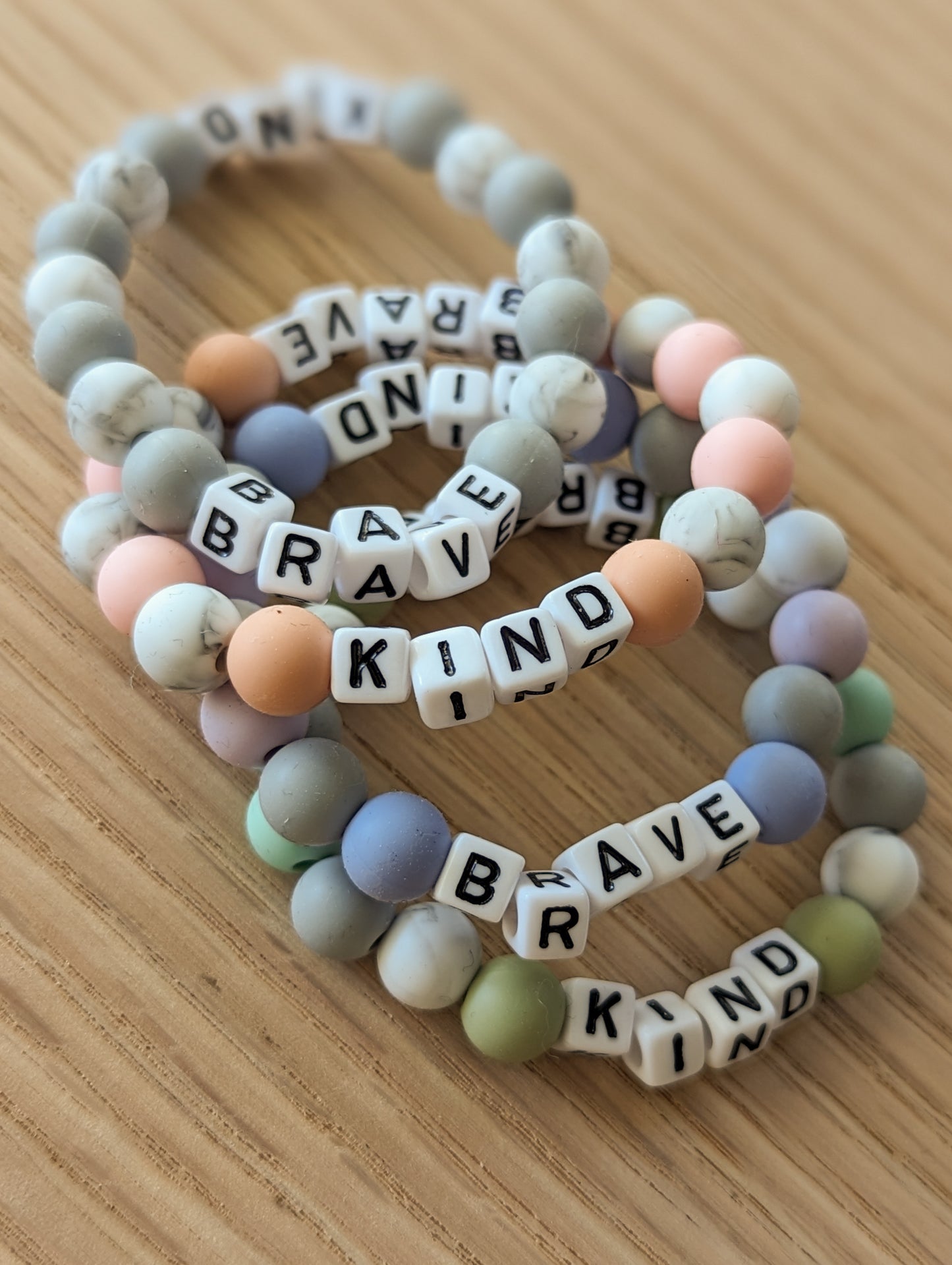 Brave + Kind Bracelet (assorted colors) | MLKD