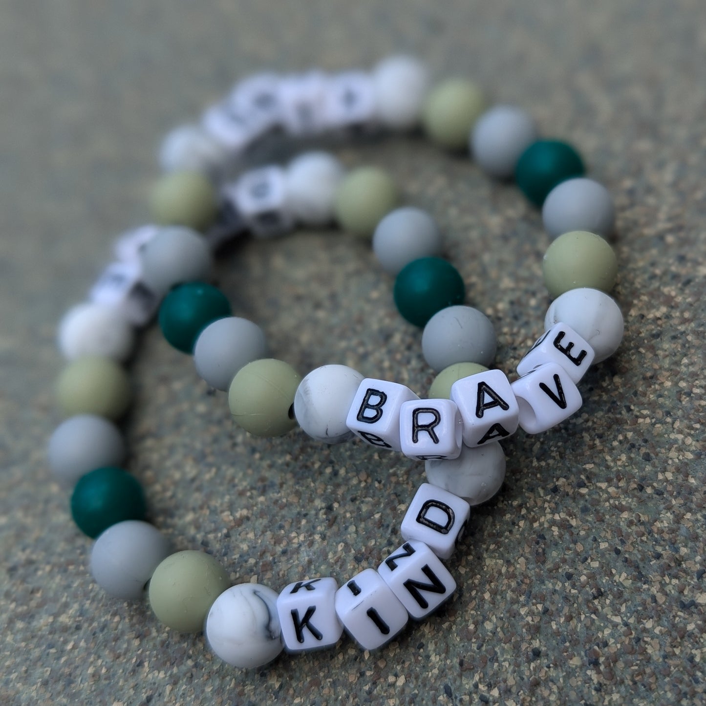 Brave + Kind Bracelet (assorted colors) | MLKD