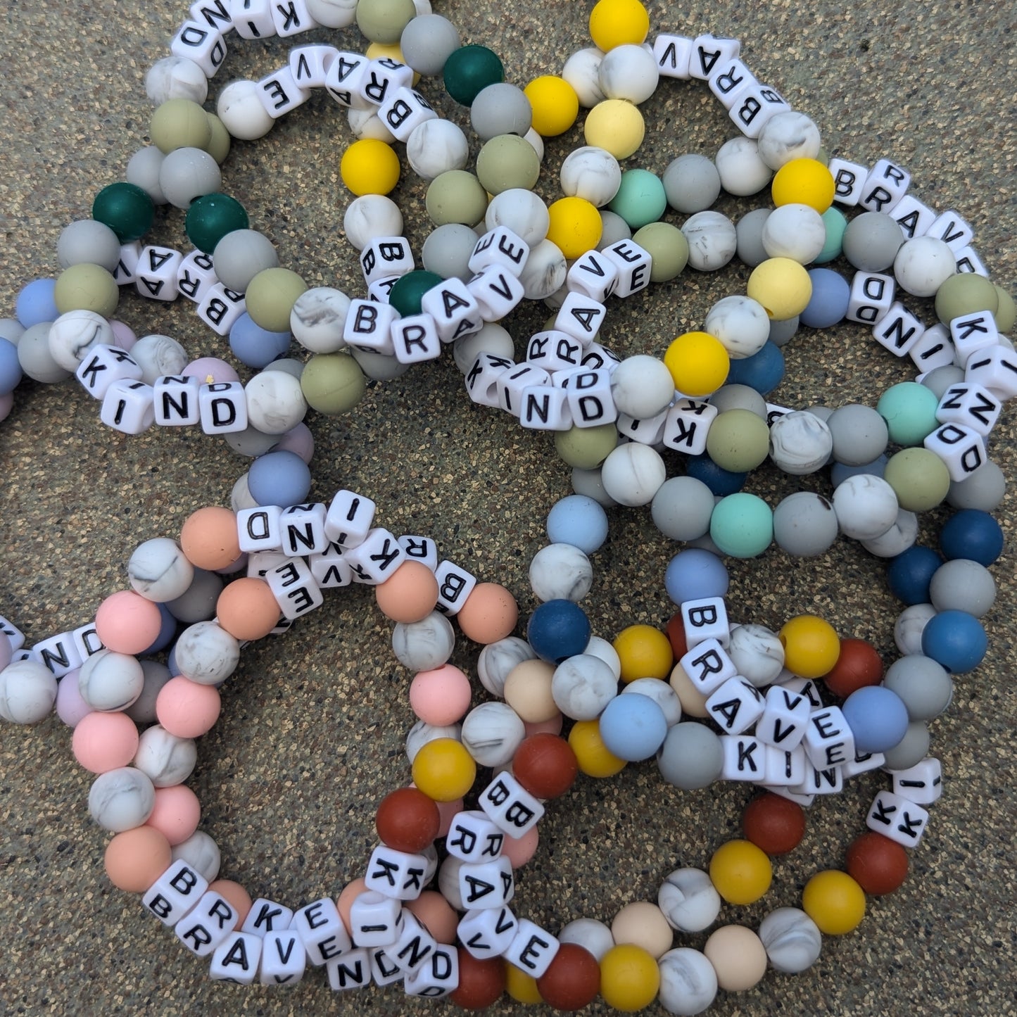 Brave + Kind Bracelet (assorted colors) | MLKD