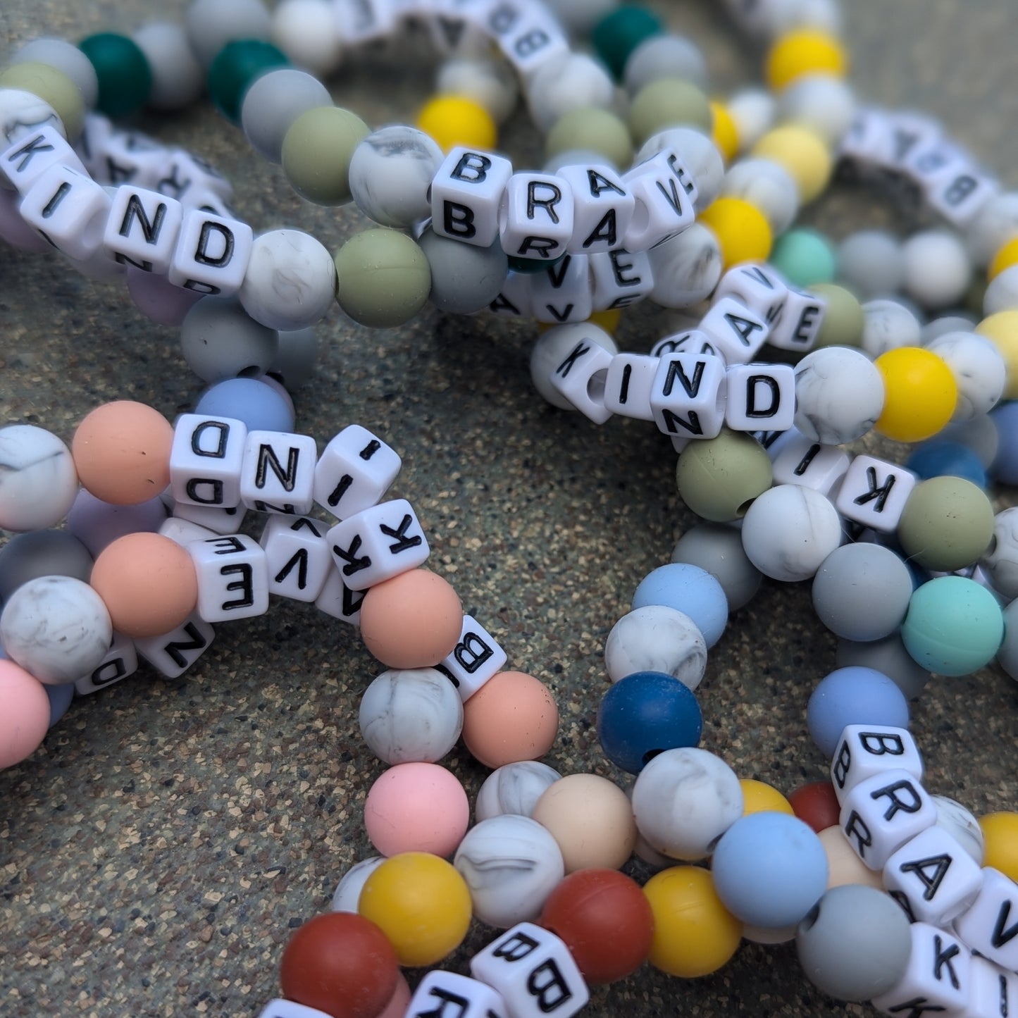 Brave + Kind Bracelet (assorted colors) | MLKD