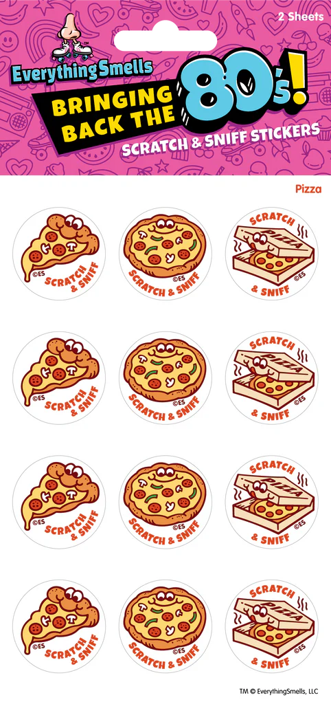 Pizza Scratch & Sniff Stickers | EverythingSmells