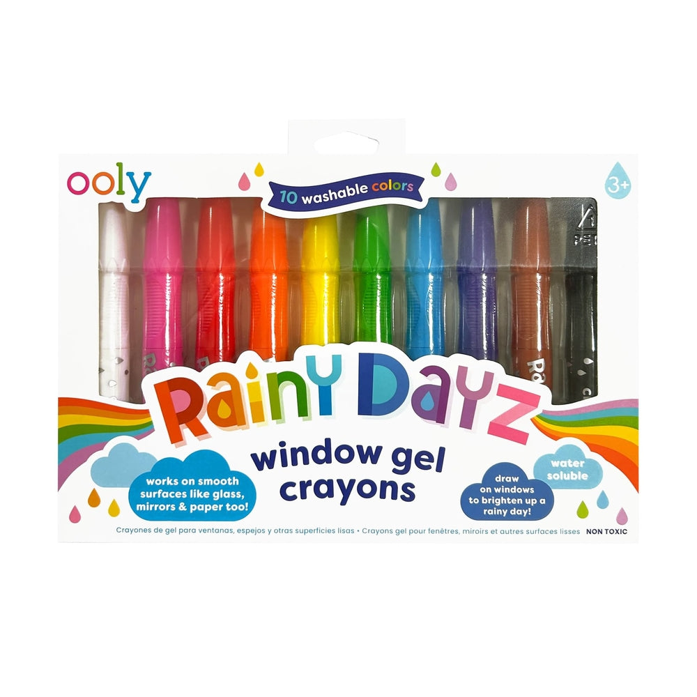 Rainy Dayz Window Gel Crayon Set of 10 | Ooly (Created by)