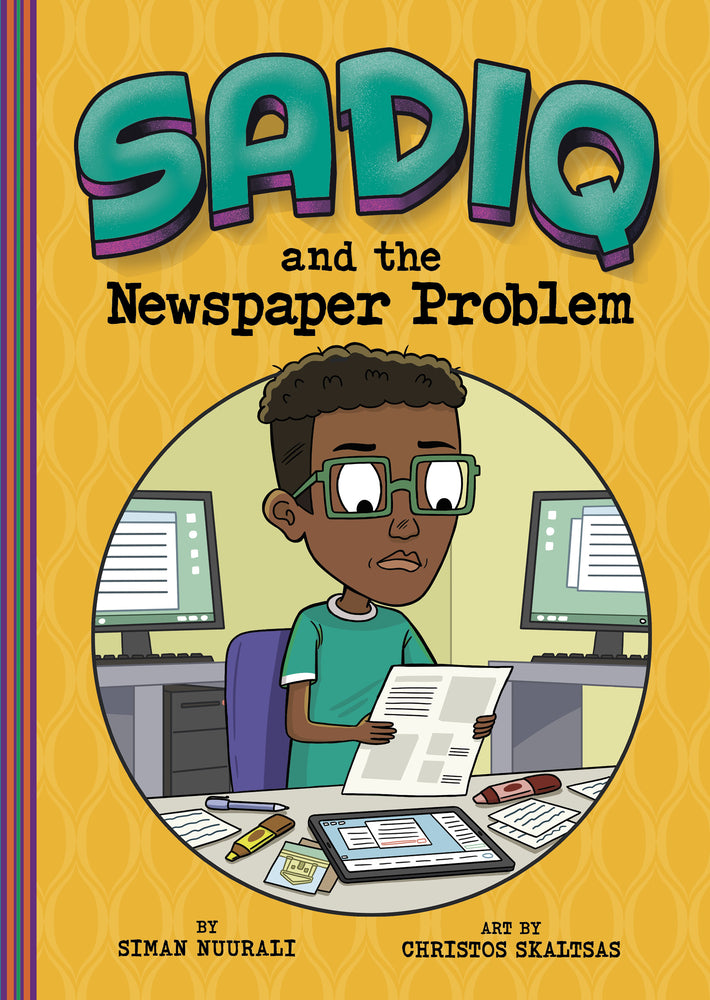 Sadiq and the Newspaper Problem | Siman Nuurali (Author) + Christos Skaltsas (Illustrator)