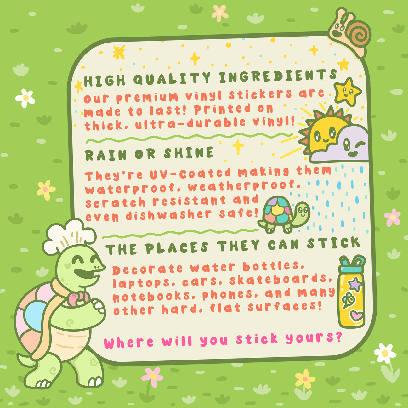 Seal of Approval Vinyl Sticker | Turtle Soup