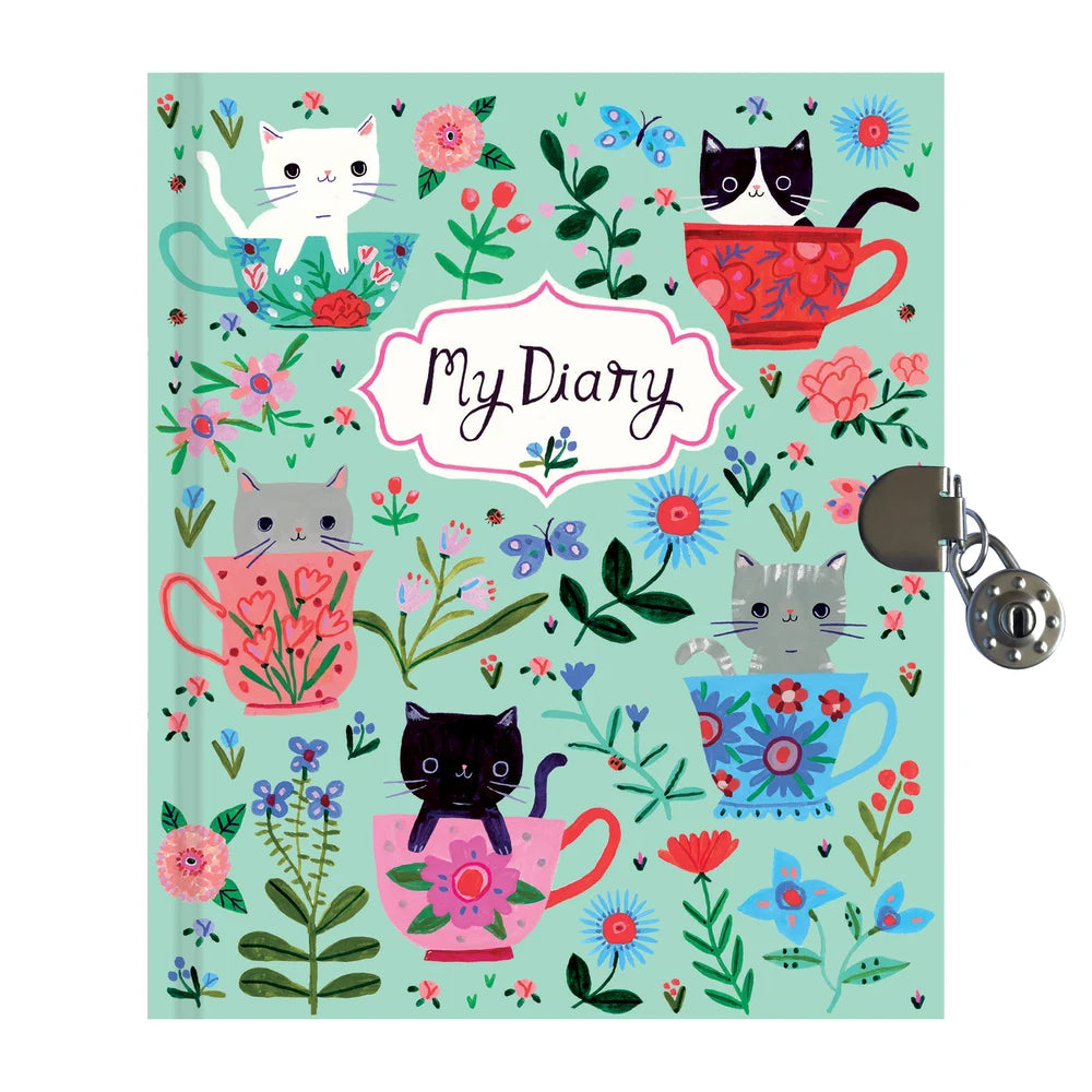 Teacup Kittens Locked Diary | Tara Lilly (Illustrated by)