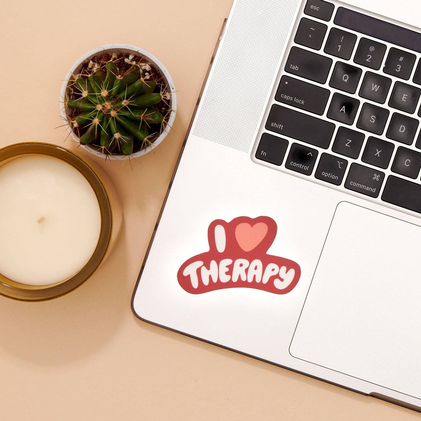 I Heart Therapy Vinyl Sticker