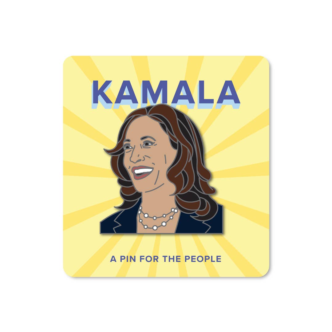 Kamala Enamel Pin