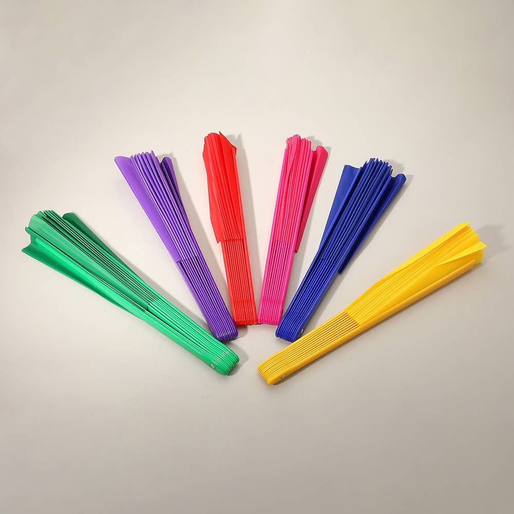 Folding Line Dance Hand Fan