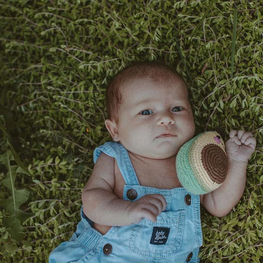 Avocado Pretend Play Food Rattle