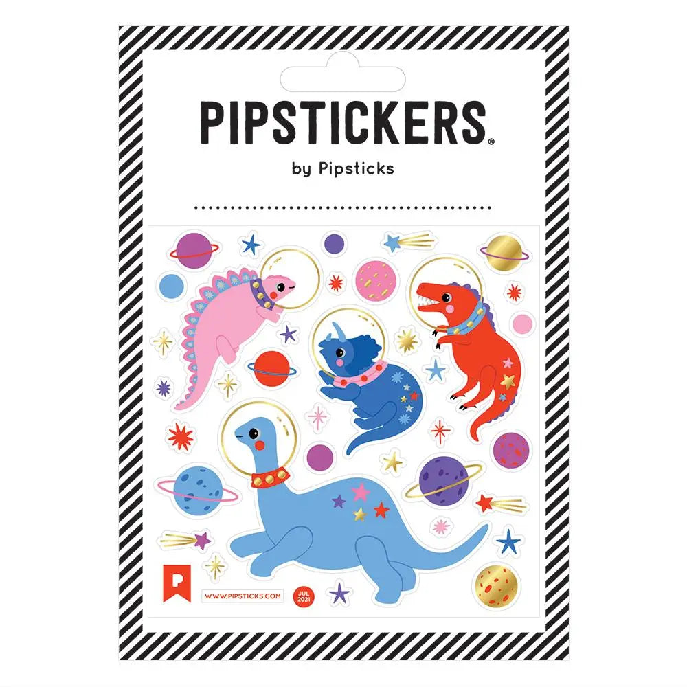 Dinosaur Through Space Sticker Set
