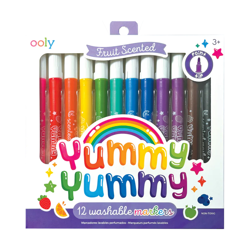 yummy yummy scented markers - set of 12 | Ooly