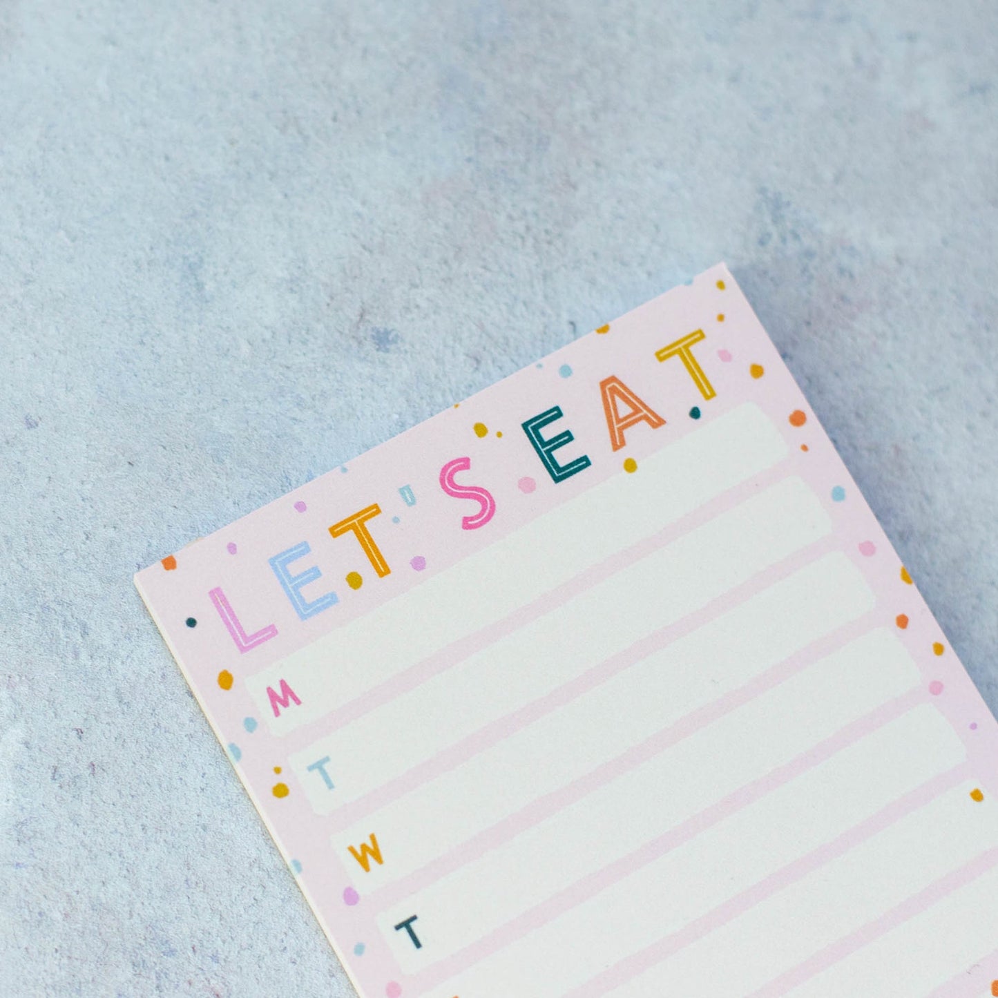 Let's Eat Meal Planner List | Finest Imaginary