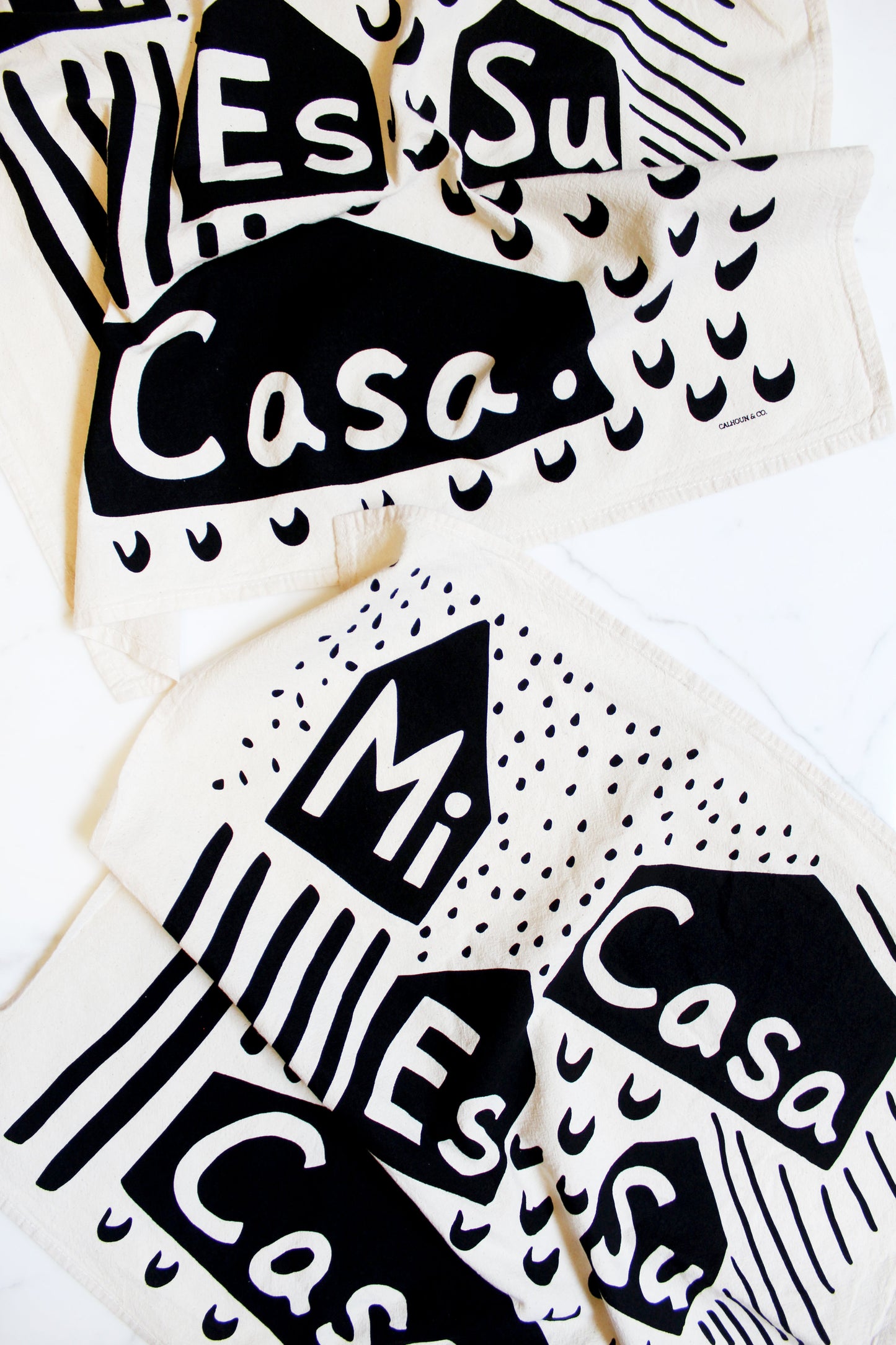 Mi Casa Es Su Casa Printed Tea Towel | Calhoun & Co.