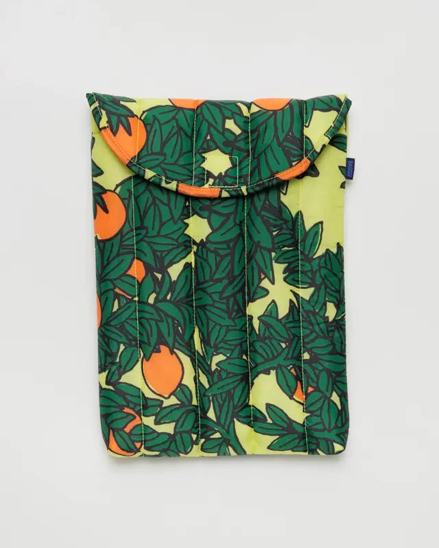 Puffy Laptop Sleeve 13"/14" Orange Tree | Baggu