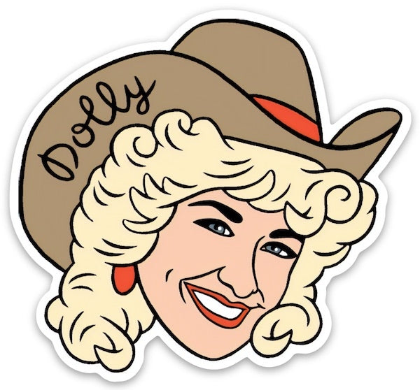 Dolly Parton Die Cut Sticker | The Found