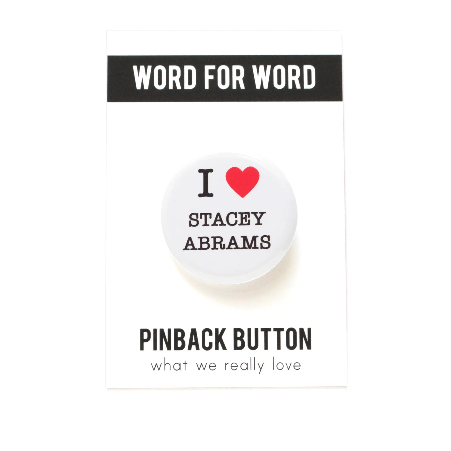 STACEY ABRAMS pinback buttons