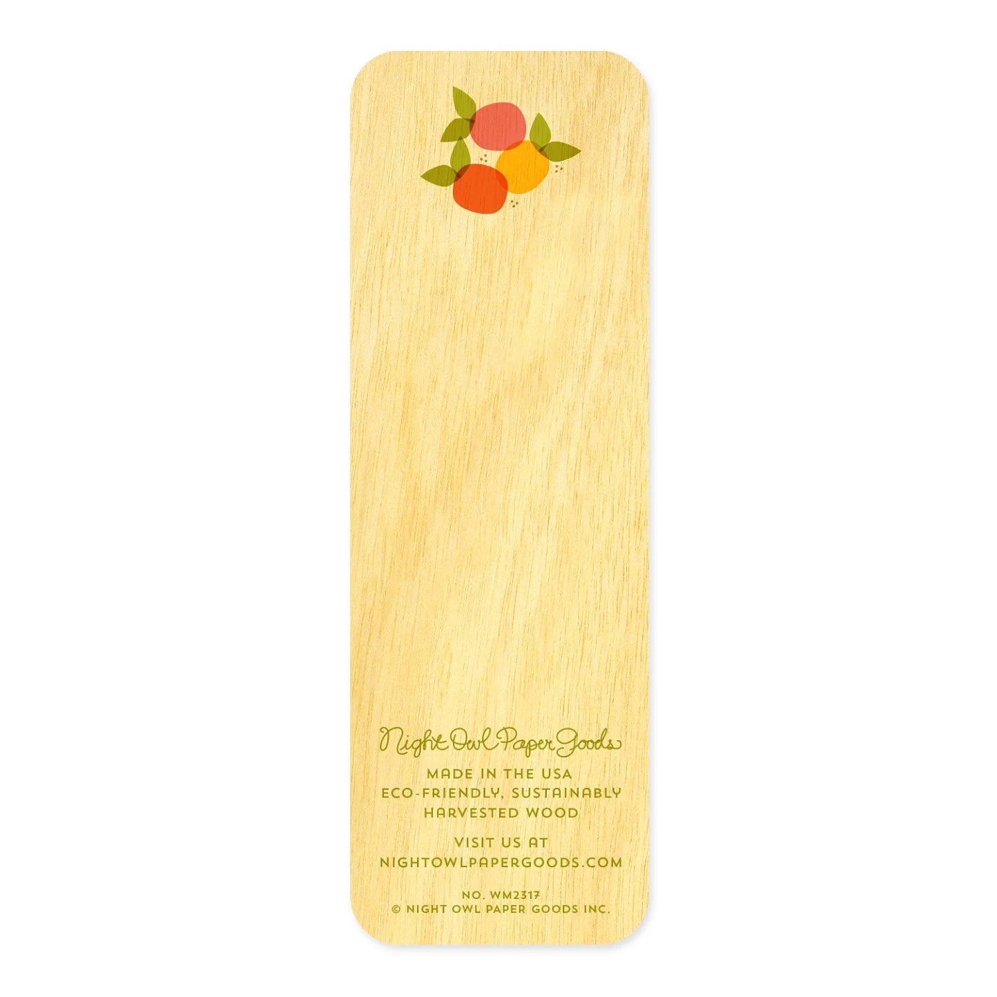 BEST CHAPTER FRUIT MINI BOOKMARK | Night Owl Paper Goods