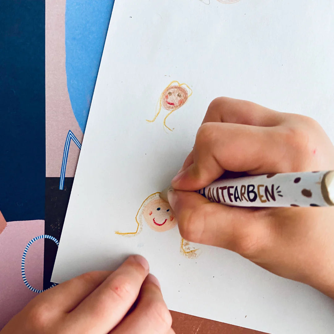 8 Skin Tones Crayons | Hautfarben