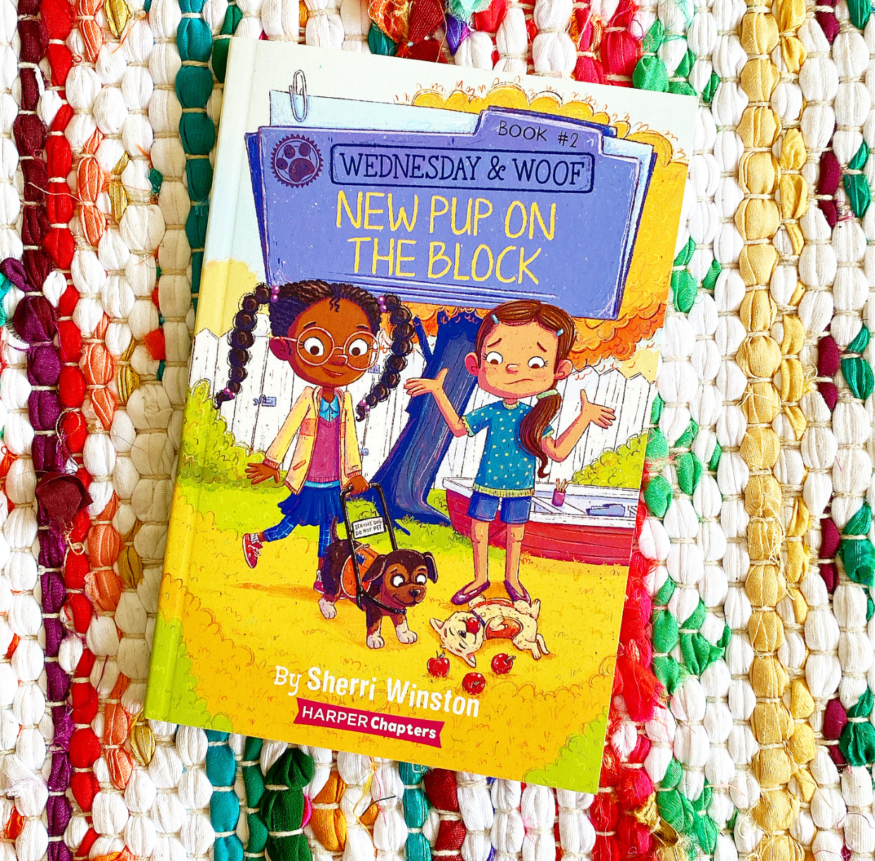 Wednesday and Woof #2: New Pup on the Block | Sherri Winston (Author) + Gladys Jose (Illustrated by)