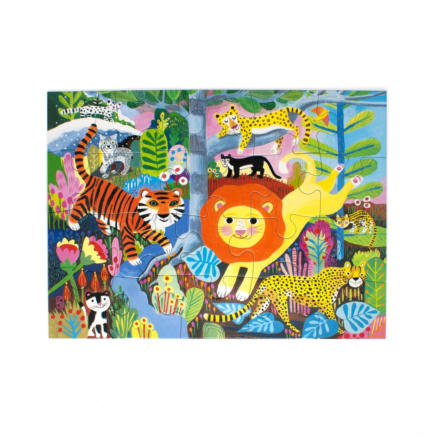 Big Cats 20 Piece Puzzle | eeBoo