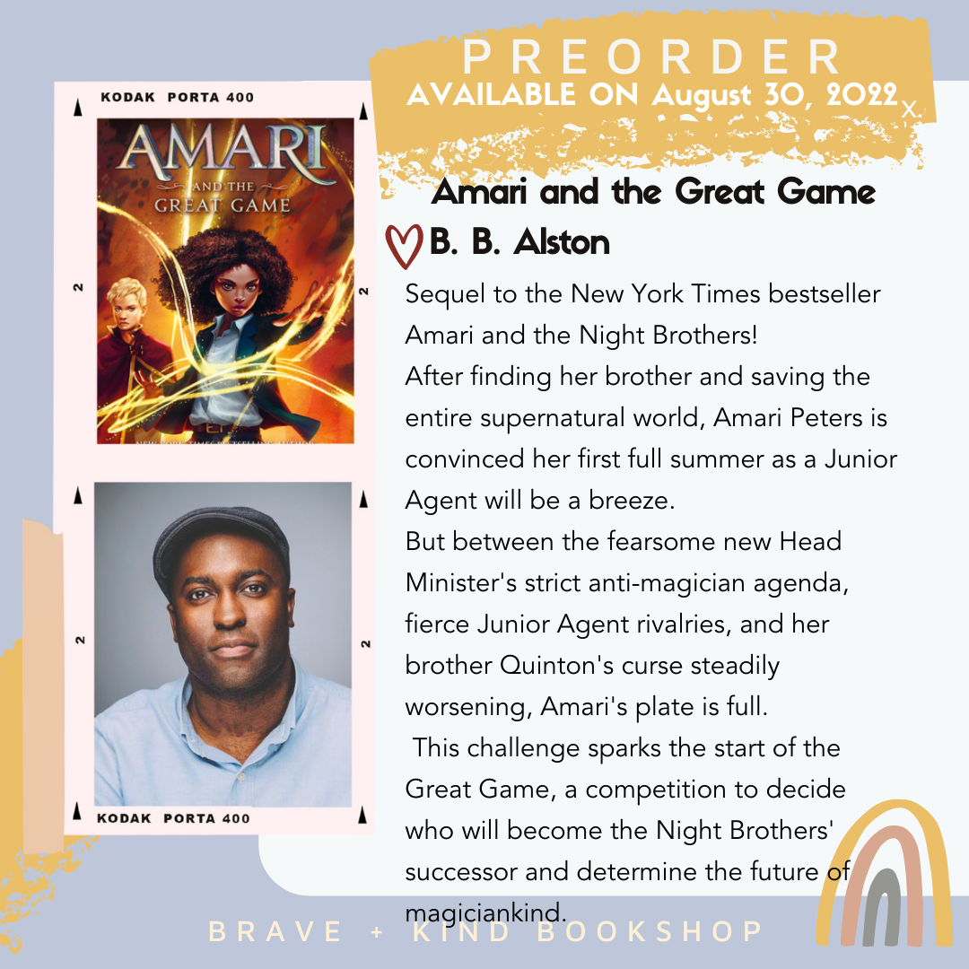 Amari and the Great Game (Supernatural Investigations, 2) | B. B. Alston
