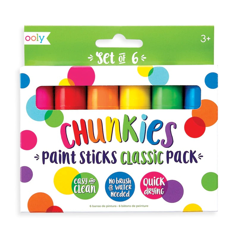 chunkies paint sticks - classic pack - set of 6 | OOLY