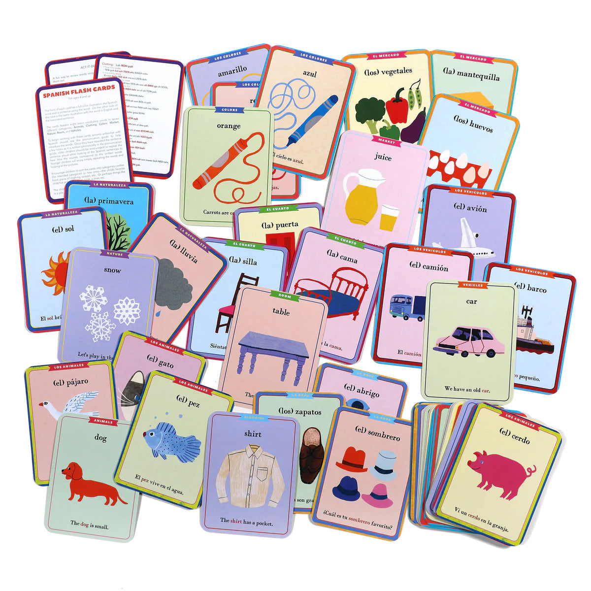 Spanish Flash Cards | eeBoo