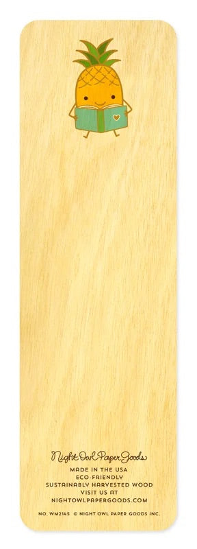 POETRY PINEAPPLE BOOKMARK | Night Owl Paper Goods