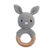 Bunny Teething Crocheted Rattle | cheengoo